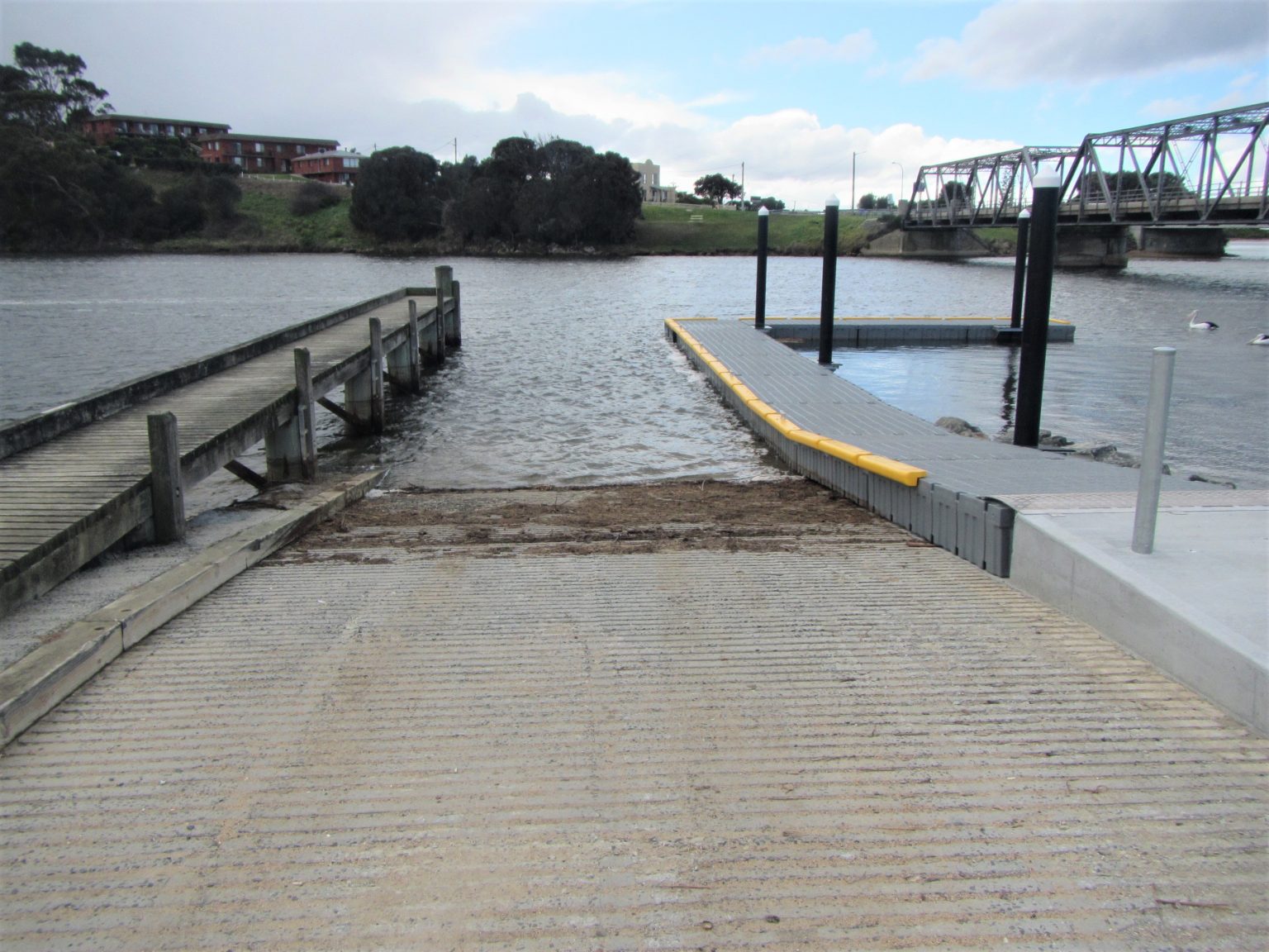 Block Ramps In Rivers Scamander River Boat Ramp - Marine and Safety Tasmania